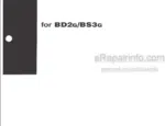 Photo 4 - Mitsubishi BD2G BS3G Operators And Service Manual Tractor