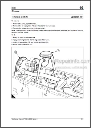 Photo 13 - Perkins 2300 Series 2306A-E14 2306C-E14 Workshop Manual Diesel Engines