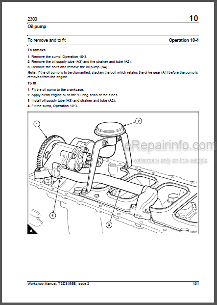 Photo 1 - Perkins 2300 Series 2306A-E14 2306C-E14 Workshop Manual Diesel Engines