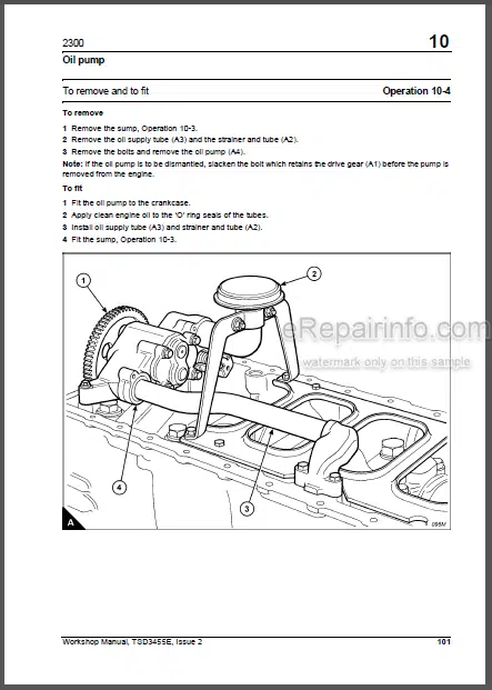 Photo 1 - Perkins 2300 Series 2306A-E14 2306C-E14 Workshop Manual Diesel Engines