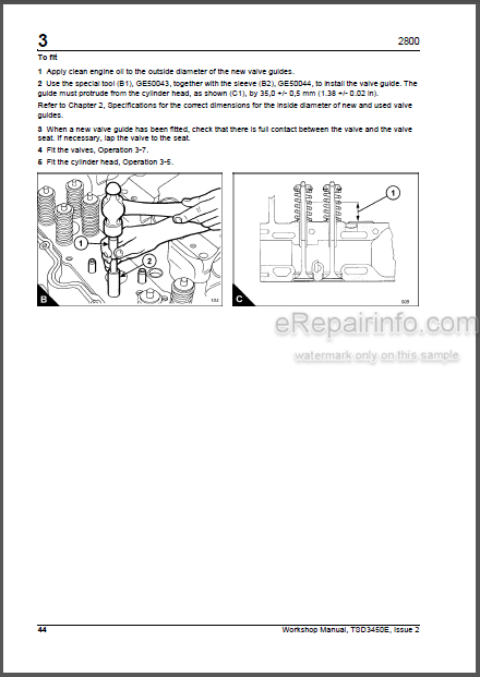 Photo 1 - Perkins 2800 Series 2806C-E16 Workshop Manual Diesel Engines