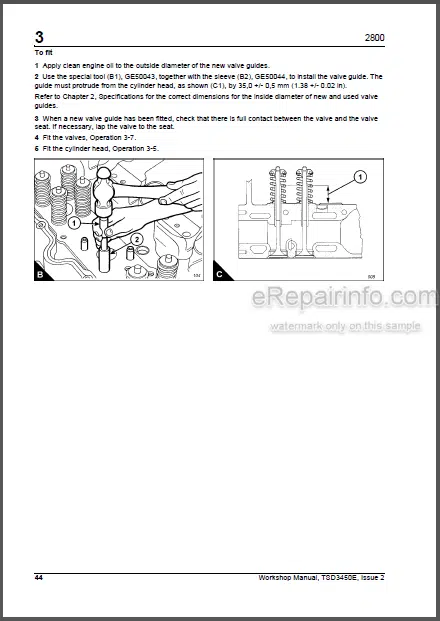 Photo 1 - Perkins 2800 Series 2806C-E16 Workshop Manual Diesel Engines
