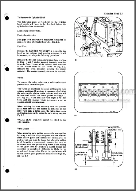 Photo 1 - Perkins 4.154 Workshop Manual Diesel Engine