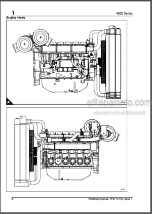 Photo 4 - Perkins 4000 Series 4006-23 TAG1A TAG2A TAG3A Workshop Manual Diesel Engines