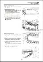 Photo 2 - Takeuchi TB219 Workshop Manual Mini Excavator