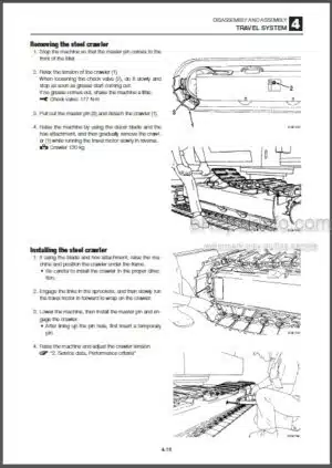 Photo 12 - Takeuchi TB219 Workshop Manual Mini Excavator