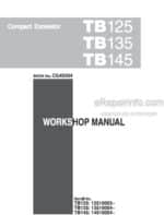 Photo 6 - Takeuchi TB125 TB135 TB145 Workshop Manual Compact Excavator CG4E004