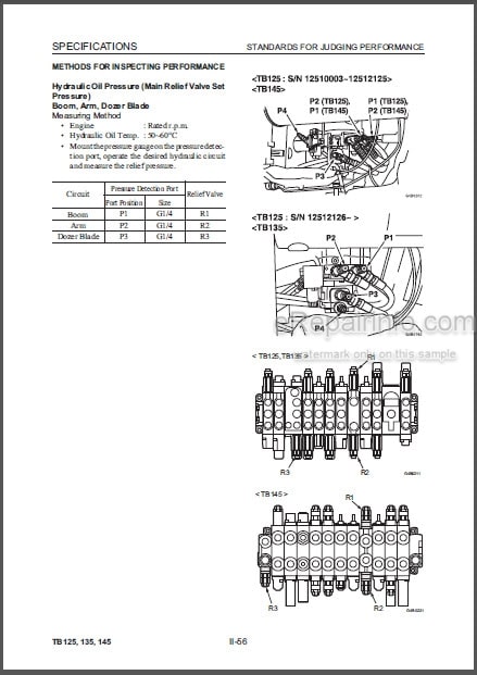 Photo 1 - Takeuchi TB125 TB135 TB145 Workshop Manual Compact Excavator CG4E004