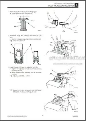 Photo 11 - Takeuchi TB260 Workshop Manual Mini Excavator