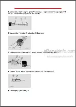 Photo 10 - Caterpillar 214B 214BFT 224B Repair Manual Excavators Wheel Type