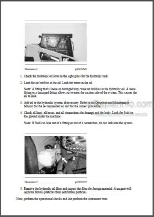 Photo 12 - Caterpillar 216B 226B 232B 242B Repair Manual Skid Steer Loader RLL MJH SCH BXM