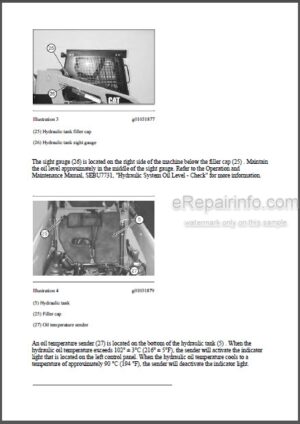 Photo 14 - Caterpillar 236B 246B 252B 262B Repair Manual Skid Steer Loader