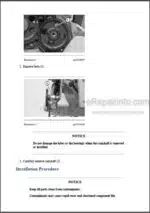 Photo 2 - Caterpillar 267B 277B 287B Repair Manual Multi Terrain Loader