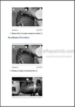 Photo 2 - Caterpillar 303.5C CR Repair Manual Mini Hydraulic Excavator