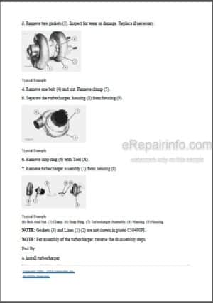 Photo 12 - Caterpillar 312 Repair Manual Excavator