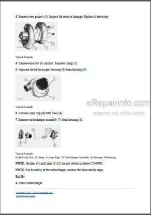 Photo 9 - Caterpillar 312 Repair Manual Excavator