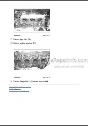 Photo 12 - Caterpillar 313B CR Repair Manual Excavator