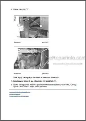 Photo 3 - Caterpillar E200B EL200B Repair Manual Excavator 6KF 7DF