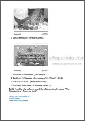 Photo 9 - Caterpillar E240B EL240B Repair Manual Excavator 5WG 8SF