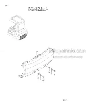 Photo 6 - Hitachi EX12 Parts Catalog Excavator