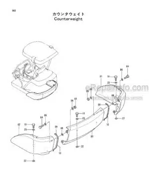 Photo 8 - Hitachi EX12 Parts Catalog Excavator