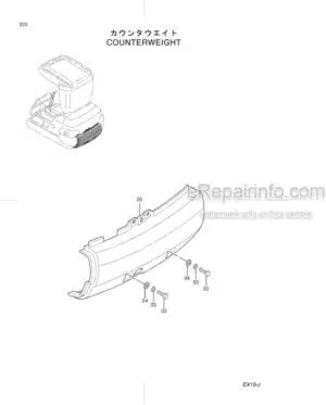 Photo 5 - Hitachi EX18-2 Parts Catalog Excavator