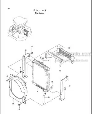 Photo 8 - Hitachi EX22 Parts Catalog Excavator