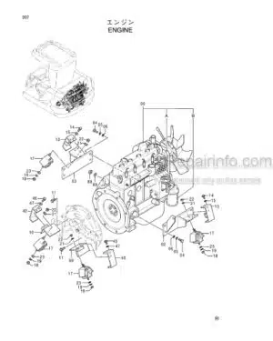 Photo 1 - Hitachi EX35-2 Parts Catalog Excavator