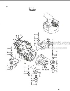 Photo 6 - Hitachi EX40UR Parts Catalog Excavator