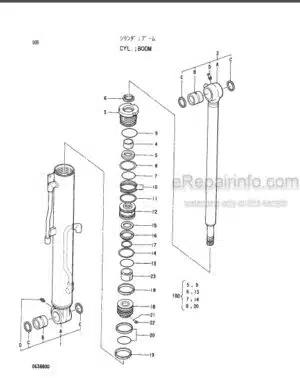 Photo 7 - Hitachi EX40UR-2 Parts Catalog Excavator