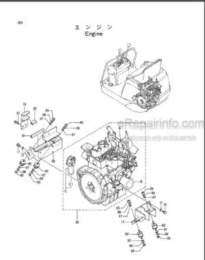 Photo 6 - Hitachi EX40-2 Parts Catalog Excavator