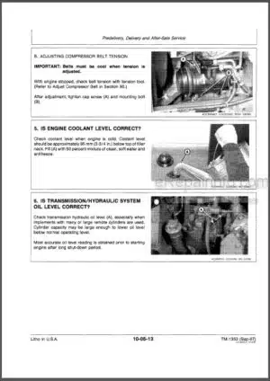 Photo 9 - JD 4050 4250 4450 Technical Manual Tractor TM1353