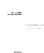 Photo 4 - John Deere 4400 4500 Technical Manual Telescopic Handler TM4541