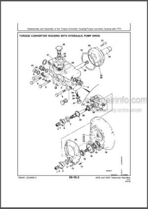 Photo 12 - John Deere 4400 4500 Technical Manual Telescopic Handler TM4541