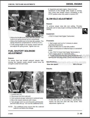 Photo 11 - John Deere 4475 5575 6675 7775 Technical Manual Skid Steer Loader TM1553