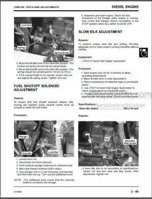 Photo 7 - John Deere 4400 4500 Technical Manual Telescopic Handler TM4541