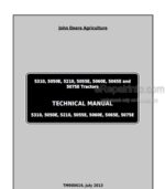 Photo 4 - JD 5310 5050E 5210 5055E 5060E 5075E Technical Manual Tractors TM900619