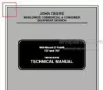 Photo 4 - John Deere 737 757 Technical Manual Mid-Mount Z-Trak TM2199