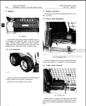 Photo 10 - JD JD24A Technical Manual Skid-Steer Loader TM1157