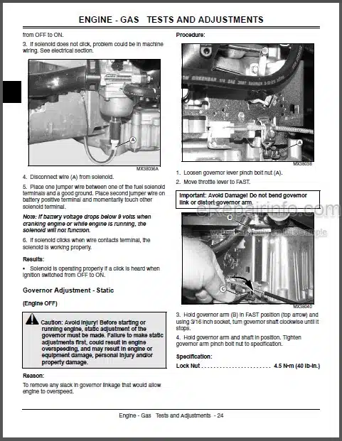 Photo 1 - JD LA100 Series Technical Manual Tractors TM2371