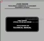 Photo 4 - JD LTR155 LTR166 LTR180 Technical Manual Lawn Tractors TM1768