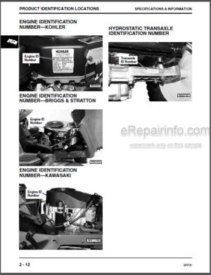 Photo 8 - JD 717 727 Technical Manual Mini-Frame Z-Trak TM2043