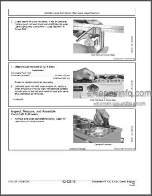 Photo 8 - John Deere PowerTech 4.5L 6.8L Technical Manual Diesel Engine CTM104 17Dec09