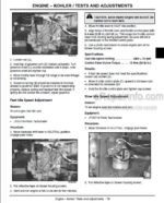 Photo 2 - JD SST15 SST16 SST18 Technical Manual Spin-Steer Lawn Tractor TM1908