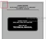 Photo 5 - JD X465 X475 X485 X575 X585 Technical Manual Garden Tractors TM2023