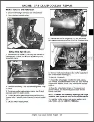 Photo 9 - JD X465 X475 X485 X575 X585 Technical Manual Garden Tractors TM2023