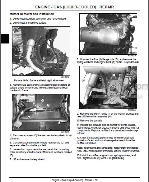 Photo 1 - JD X700 X720 X724 X728 Select Series Ultimate Series Technical Manual Tractors TM2349