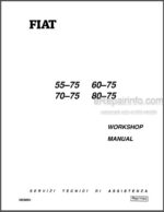 Photo 4 - Fiat 55-75 60-75 70-75 80-75 Workshop Manual Tractors 06910094