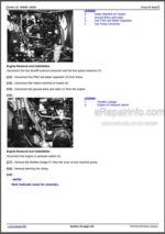 Photo 2 - John Deere 3032E 3036E 3038E Diagnostic And Repair Manual Compact Utility Tractors TM127919