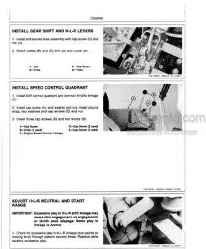 Photo 7 - John Deere 444H 544H TC44H TC54H Repair Manual Loader Tool Carrier TM1605